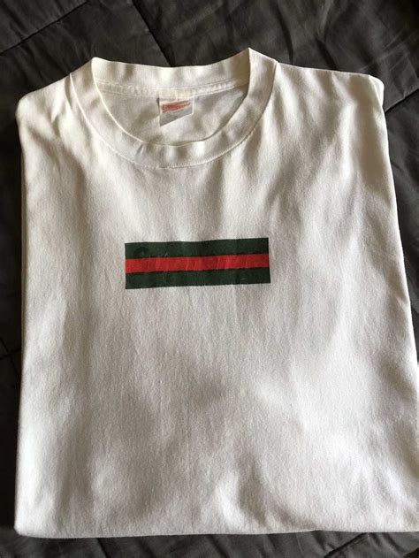 Supreme gucci box logo tee 